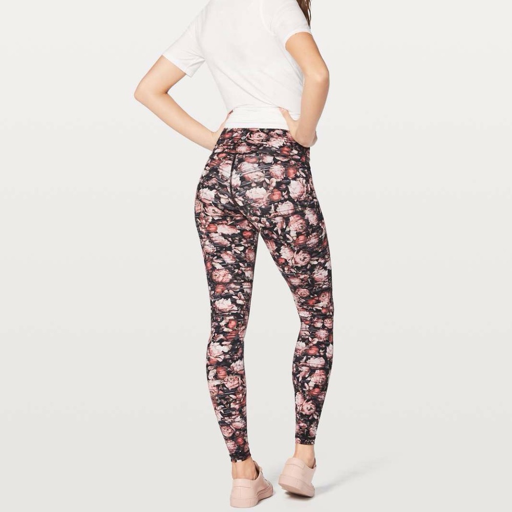 Lululemon Wunder Under Hi-Rise Tight *Nulux Peony Multi Size 8